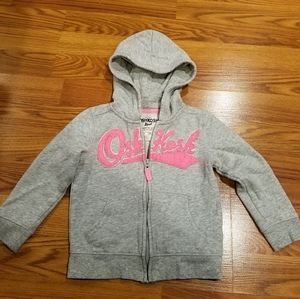 Toddler girl zipper hoodie